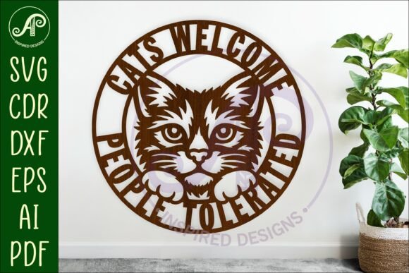 Cat Welcome Sign: A Funny, Welcoming Touch for Any Home