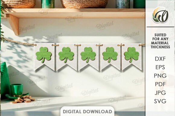 Create a Festive St. Patrick's Day Tiered Tray with Laser Cut Designs