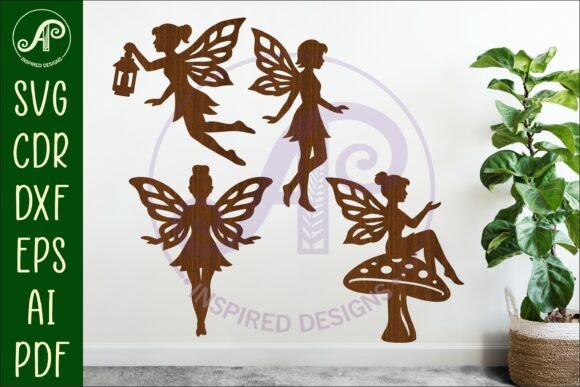 Create Enchanting Fairy Silhouettes for Laser Cutting Projects