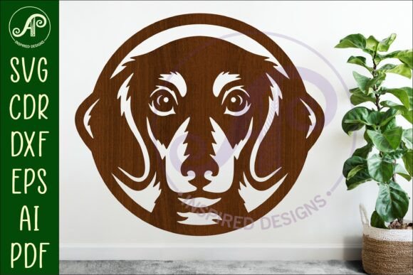 Dachshund Dog Wall Art SVG Laser Cut: A Charming Digital Design