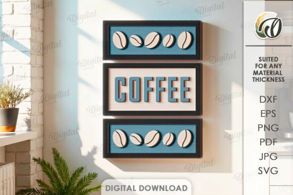 Elevate Your Brand with a 3D Coffee Sign Laser Cut