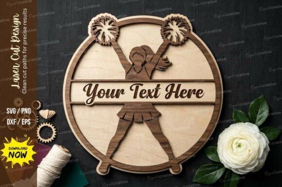 Gym Girl Frame Laser Cut SVG: Crafting Your Vision