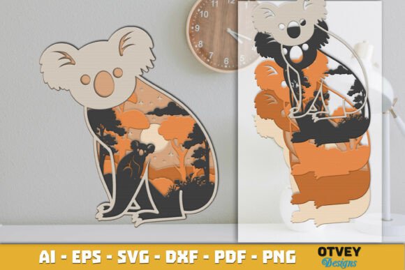 Wildlife Safari Animal Laser Cut SVG